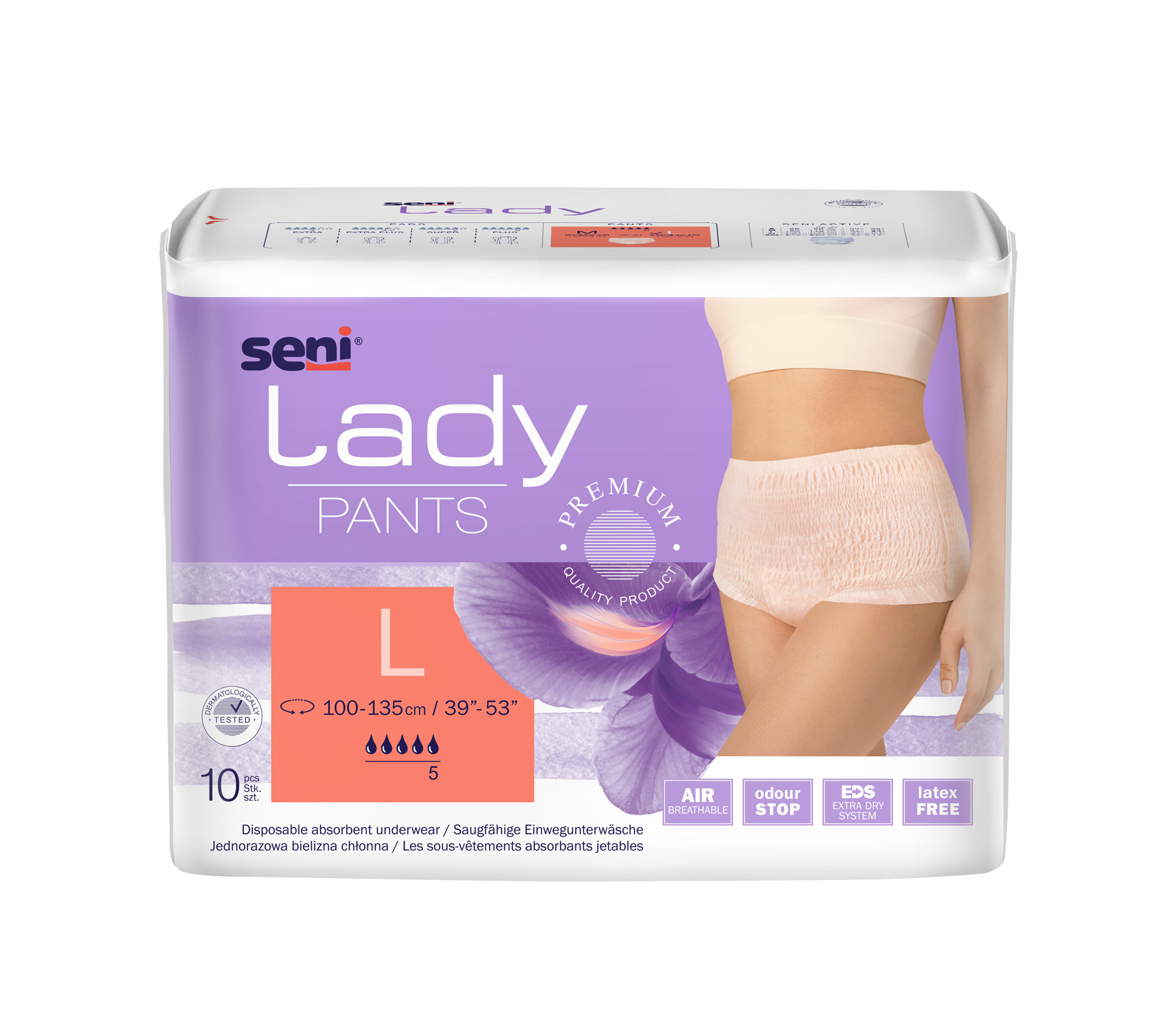 Труси поглинальні для дорослих SENI LADY PANTS large.(10 шт.)